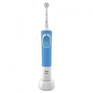 Oral-B | D100 Vitality 100 Sensitive | Electric Toothbrush | Rechargeable | For adults | ml | Number of heads | Blue/White | Num